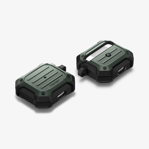 ASD00537 - Apple AirPods Pro Case Tough Armor in black showing the front